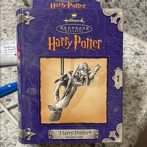 Vintage 2000 Hallmark Harry potter Keepsake Ornament silver pewter New in “Book”